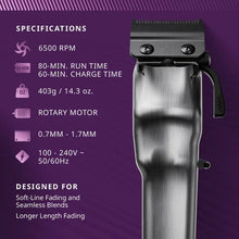 Load image into Gallery viewer, Wahl Legend + Cordless Limited Edition Metal Clipper - Purple