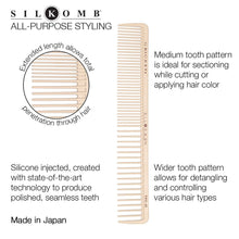 Load image into Gallery viewer, Cricket Silkomb Wide Toothed Rattail Comb PRO-45 3Pack
