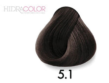 Load image into Gallery viewer, Hidracolor Cream Anti Copper Colors 5.1 Light Ash Brown