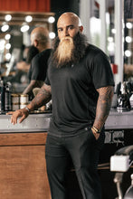 Load image into Gallery viewer, Barber Strong The Barber Tee Black Color