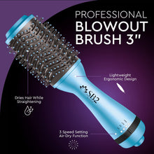 Load image into Gallery viewer, SUTRA Professional 3" Metallic Blue Blowout Brush
