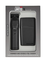 Load image into Gallery viewer, BaBylissPRO LimitedFX Matte Black Trimmer & Double Foil Shaver Combo