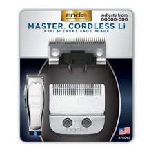Load image into Gallery viewer, Andis Master Cordless Li Replacement Fade Blade #74045
