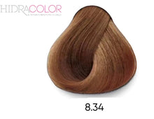 Load image into Gallery viewer, Hidracolor 8.34 Light golden Copper Blonde