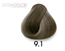 Load image into Gallery viewer, Hidracolor Creme Anti Copper Colors 9.1 Very Light Ash Blonde