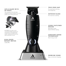 Load image into Gallery viewer, Andis GTX-EXO M-Force Cordless Trimmer Black Label Edition