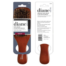 Load image into Gallery viewer, Diane Premium 100% Boar Club Wave Brush - Medium Bristles D8118