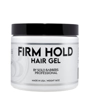 Load image into Gallery viewer, Solo Barbers Firm Hold Gel 16oz
