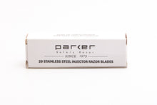 Load image into Gallery viewer, Parker Stainless Steel Injector Razor Blades 20 CT