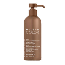 Load image into Gallery viewer, Modern Color 3-in-1 Color Refresh + Cleanse + Condition - 10.1oz Mocha Color
