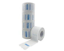 Load image into Gallery viewer, Black Ice Neck Strip Paper Rolls White - 500 Strips