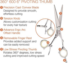 Load image into Gallery viewer, Cricket Centrix Roc-it Dog 360° Pivoting Thumb Shear 6" RS-600