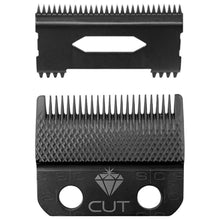 Load image into Gallery viewer, StyleCraft Diamond Cut Fixed Clipper Blade w/ Shallow 2.0 Moving Cutter Set SC540B