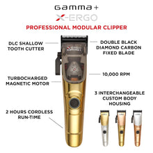 Load image into Gallery viewer, Gamma+ X-Ergo Professional Cordless Modular Clipper HCGPXERGOMS