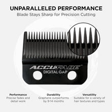 Load image into Gallery viewer, Cocco Digital Gap Accufade Graphene Fade Clipper Blade ADGCA-G