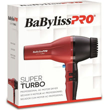 Load image into Gallery viewer, BaBylissPRO Super Turbo 2000 Watt Hair Dryer B307