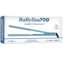 Load image into Gallery viewer, BaBylissPRO Nano Titanium Ultra Thin 1" Flat Iron