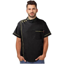 Load image into Gallery viewer, Black Ice Chic Black Barber Jacket