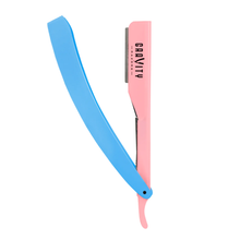 Load image into Gallery viewer, Gravity Stainless Steel Straight Razor Cotton Candy