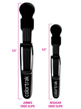 Load image into Gallery viewer, Colortrak Rubberized Jumbo Croc Clips 4PK