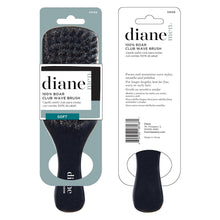 Load image into Gallery viewer, Diane 100% Boar Club Wave Brush - Soft Bristles D8168