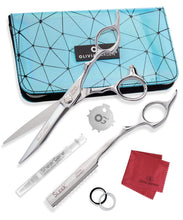 Load image into Gallery viewer, Oliva Garden DryCutPRO 6" Shear & Razor Set Lefty