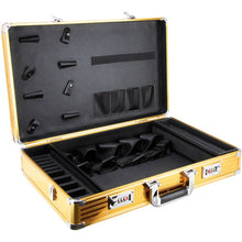 Load image into Gallery viewer, JC  Snap-On Strap Barber Case Gold Stripes VBK004X-67