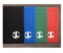 Load image into Gallery viewer, Irving Barber Company Green Station Mat with White Logo