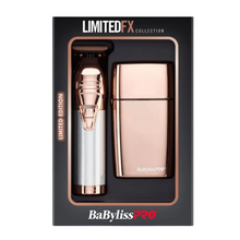 Load image into Gallery viewer, BaBylissPRO LimitedFX Trimmer & Double Foil Shaver Combo Rose Gold