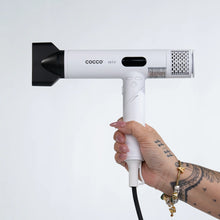 Load image into Gallery viewer, Cocco Air Ionic Hair Dryer - White