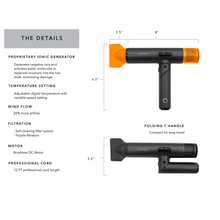 Load image into Gallery viewer, Cocco Air Ionic Hair Dryer - Black