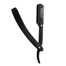 Load image into Gallery viewer, Gravity .5mm Minimal-Exposure Straight Razor "Night Crawler"