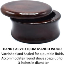 Load image into Gallery viewer, Parker Mango Wood Shave Bowl
