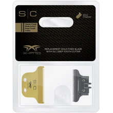 Load image into Gallery viewer, StyleCraft  Gold X-Pro Fixed Trimmer Blade with DLC Deep Tooth Cutter SC516G