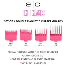 Load image into Gallery viewer, StyleCraft 4 Pack Magnetic Tight Guards - Pink