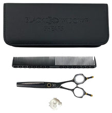 Load image into Gallery viewer, Black Widow Dos Manos Blending Shears