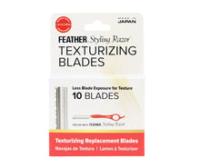 Load image into Gallery viewer, Feather Styling Razor Texturizing Blades 10pk