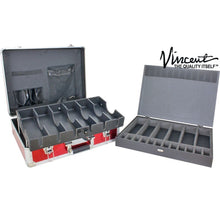 Load image into Gallery viewer, Vincent Red Large Barber Case VT10142-RD