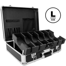 Load image into Gallery viewer, Vincent Black Large Barber Case VT10142