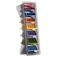 Load image into Gallery viewer, Wahl Color Cutting Guide Attachments 8pk 3170-400