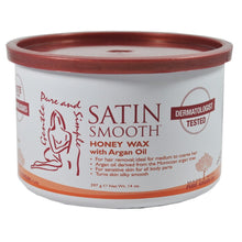 Load image into Gallery viewer, Satin Smooth Organic Honey Wax with Argan 14 oz