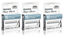 Load image into Gallery viewer, Feather Nape & Body Razor Blades 3 Packs of 10