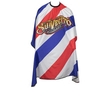 Load image into Gallery viewer, Suavecito Barber Pole Cape