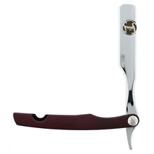 Load image into Gallery viewer, Irving Barber Company  Burgandy on Chrome Razor