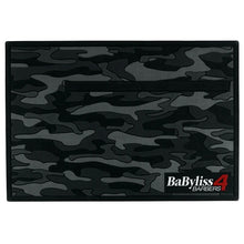 Load image into Gallery viewer, BaBylissPro Black Camo Magnetic Strip Barber Mat