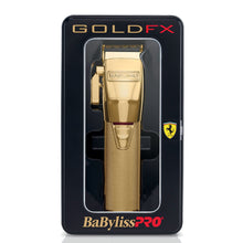 Load image into Gallery viewer, BaBylissPRO GoldFX Metal Lithium Clipper FX870G
