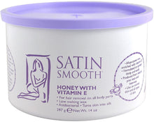 Load image into Gallery viewer, Satin Smooth Honey Wax with Vitamin E 14 oz