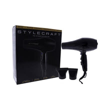 Load image into Gallery viewer, StyleCraft 2000 Professional Dryer Black