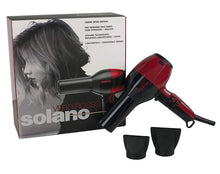 Load image into Gallery viewer, Solano Professional Vero 1600 Watt Dryer Red/Black