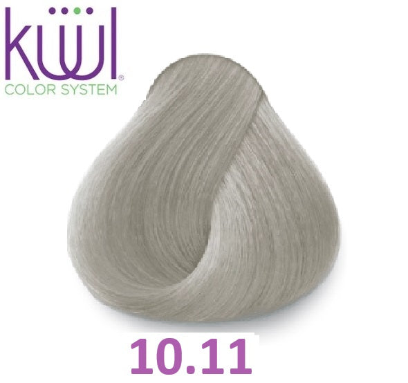 Kuul Cream Hair Color  Extra Light Intense Ash Blonde - 10.11